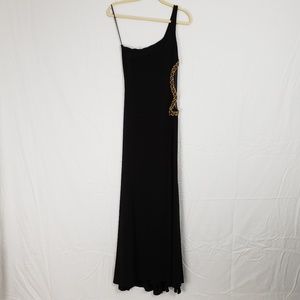 Black Allen Schwartz Gown